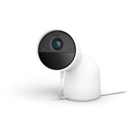 Secure wired camera with desktop stand