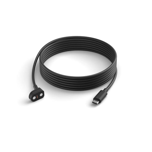 Hue Secure Camera USB C power cable 9.8ft black