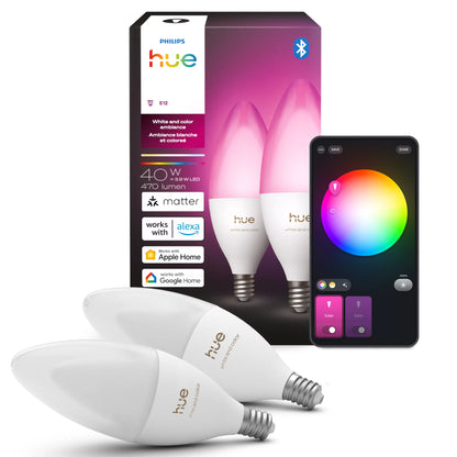 B39 Candle - E12 LED smart bulb