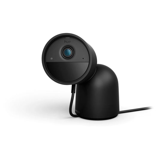 Secure wired camera with desktop stand