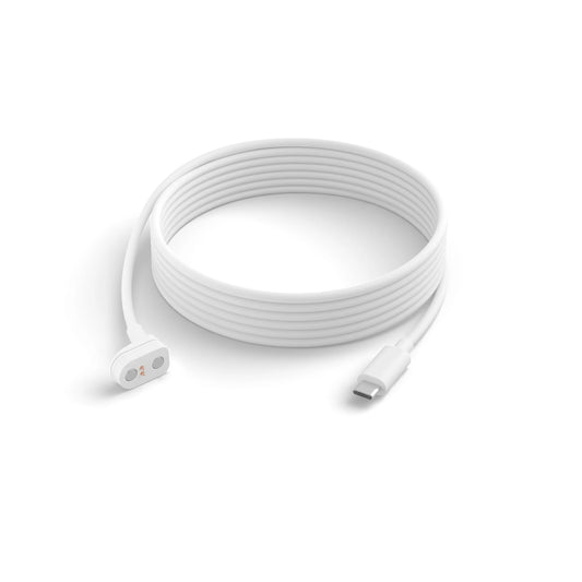 Hue Secure Camera USB C power cable 9.8ft white