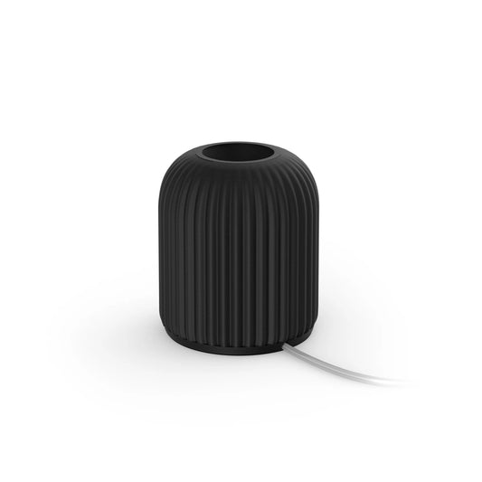 Dome table lamp for Lightguide bulbs (black)